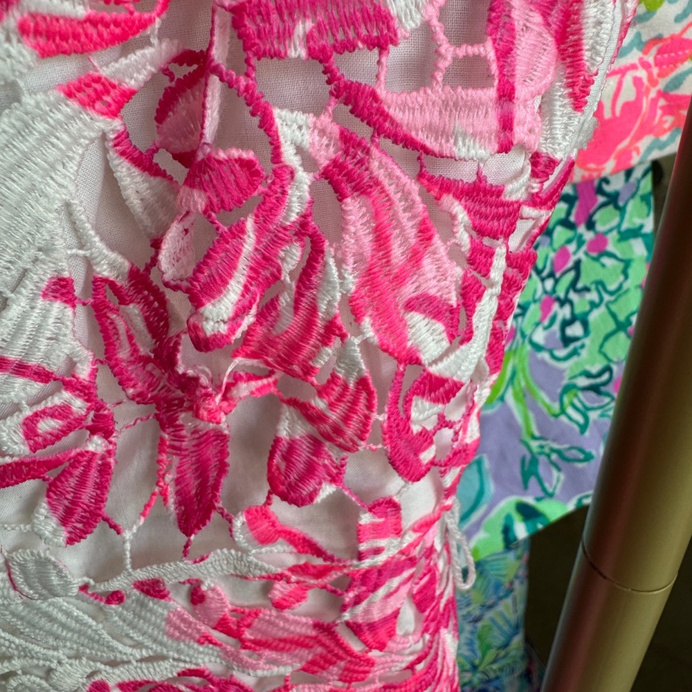 Lilly Pulitzer sienna embroidered resort dress size 0 - Picture 7 of 7